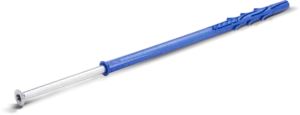 R-FF1 nailono rėmo tvirtinimas 10 × 80 mm, su šešiabriauniais varžtais, cinkuotas – kartoninė dėžė – 50 vnt.