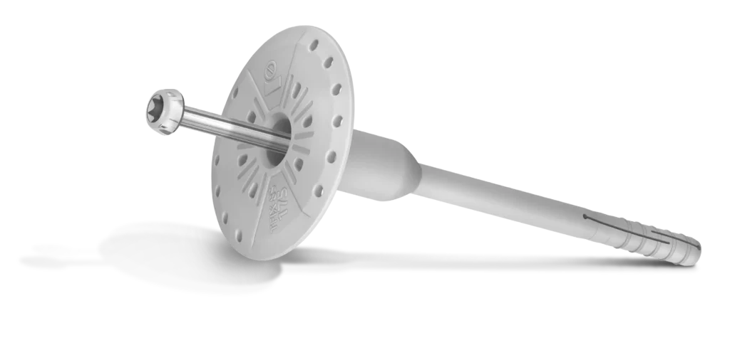 Universalus fasado kaištis su įsukamu metaliniu kaiščiu be perliejimo R-TFIX-8S-X 275 mm – kartoninė dėžė – 100 vnt.
