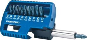 Antgalių rinkinys 25 mm PZ1 PZ2, PZ3, PH1, PH2,PH3, T20, T25, T30 + adapteris 60 mm – lizdinė pakuotė – 1 vnt.