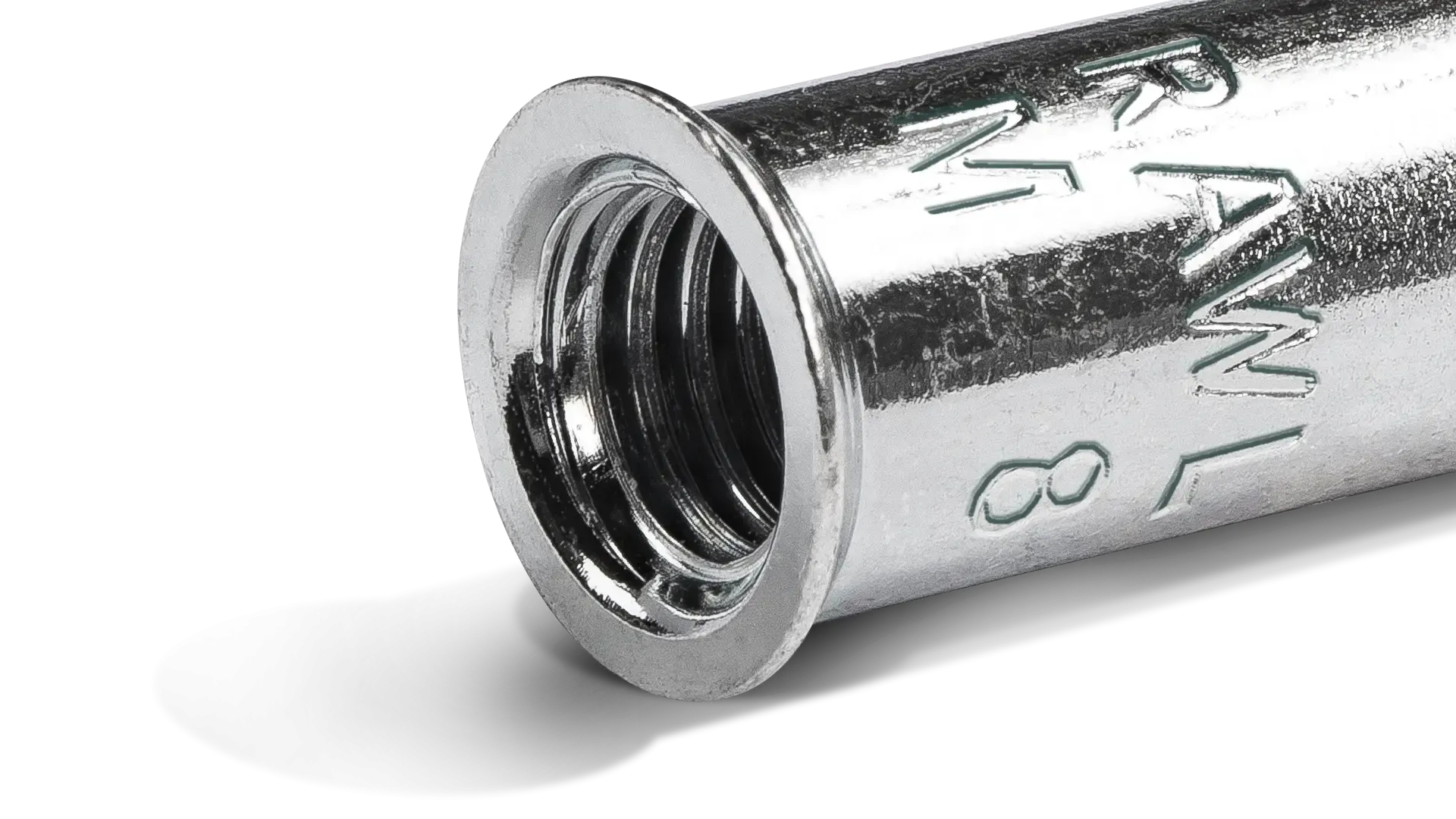 Cinkuotas įvorės inkaras su vidiniu sriegiu ir flanšu R-DCL M16 × 65 mm – kartoninė dėžė – 25 vnt. - Image 5