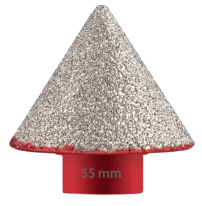 Deimantinis slydimas 5-50 × 45 mm M14 kūginis – plastikinė pakabinama pakuotė – 1 vnt.