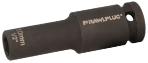 10 mm 1/2" Cr-Mo smūginis lizdas, ilgas 78 mm – plastikinė pakabinama pakuotė – 1 vnt.