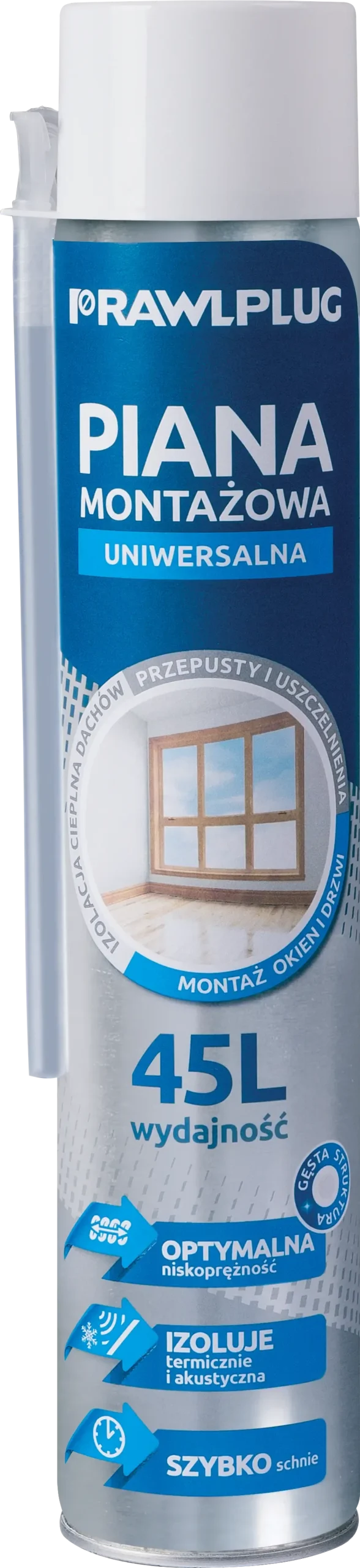 Universalios žiemos vamzdžių putos – metalinė skardinė – 750 ml - Image 2