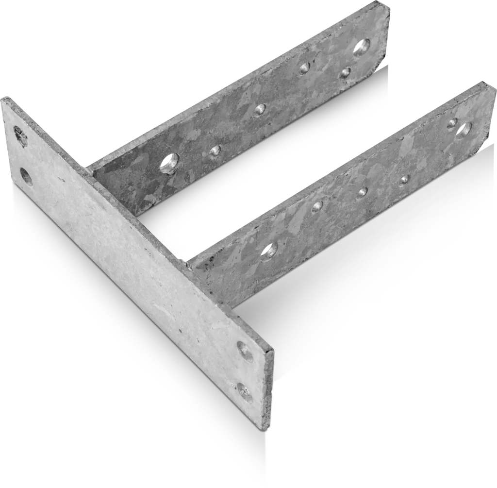 Stulpelio laikiklis prisukimui su kojele D-TG 91 × 50 mm – etiketė – 1 vnt.