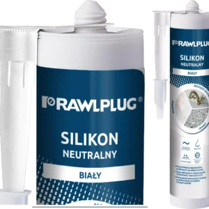 Neutralus baltas silikonas – plastikinė kasetė – 300 ml