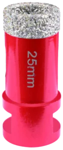 Deimantinis pjūklas 25 mm M14 maks. 12000 aps./min. – lizdinė pakuotė – 1 vnt.