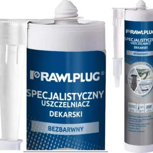 Specializuotas dervos stogo hermetikas R-SL-DEK-SPEC bespalvis – plastikinė kasetė – 300 ml