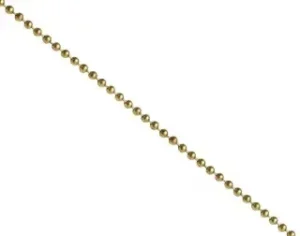 Karoliukų grandinėlė, 3,2 mm aukso spalvos – ritė – 25 m