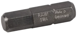 Smūginiai antgaliai HEX6 25 mm – plastikinė dėžutė – 20 vnt.