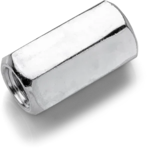 DIN6334 Prailginimo veržlės M5 – lizdinė pakuotė – 12 vnt.