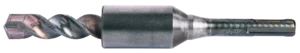 Gręžtuvas su atrama SDS Plus10 × 32 × 110 mm su vidiniu sriegiu M8 – plastikinė pakabinama pakuotė – 1 vnt.
