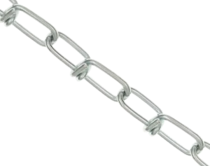 Mazgo grandinė DIN 5686 fi 1,4 mm cinkuota – ritė – 50 m