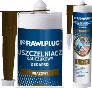Stogo dangos guminis sandariklis R-SL-DEK rudas – plastikinė kasetė – 300 ml