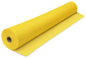 SIATKA-B Stiklo pluošto tinklelis 145 g/m2, plotis 1 m, geltonas - ritinys - 50 m2