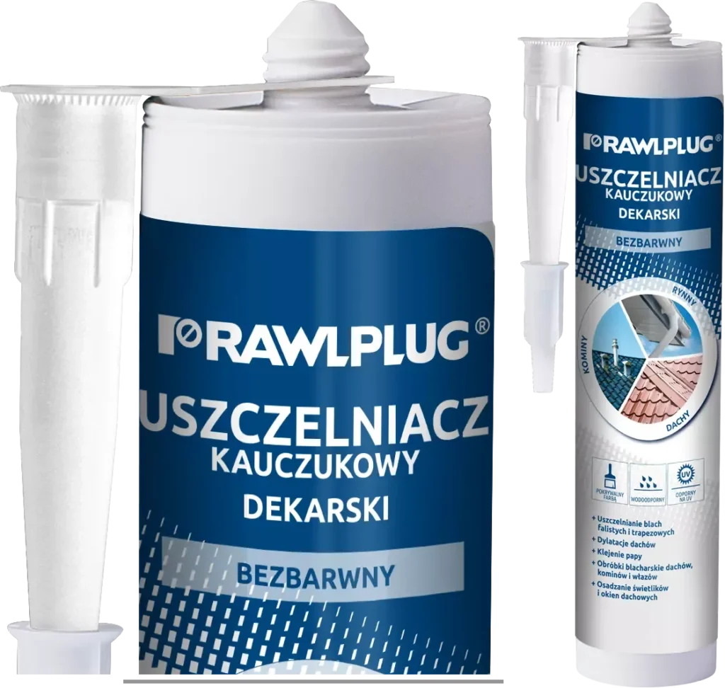 Stogo dangos guminis sandariklis R-SL-DEK bespalvis – plastikinė kasetė – 300 ml