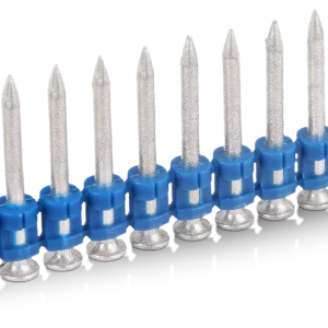 Betoninės vinys 27 mm, skirtas SC40 + 1 dujoms – plastikinė dėžutė – 500 vnt.