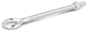 Varžtas su kilpa ir veržle M8 × 150 mm cinkuotas – vienetinė pakuotė – 1 vnt.