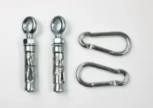 Dviejų taškų lubų sūpynių komplektas – plastikinis maišelis – 4 elementų