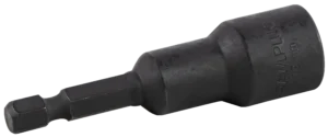 13 mm HEX rankena 1/4" Cr-Mo smūginis lizdas ilgas 65 mm – plastikinė dėžutė – 3 vnt.