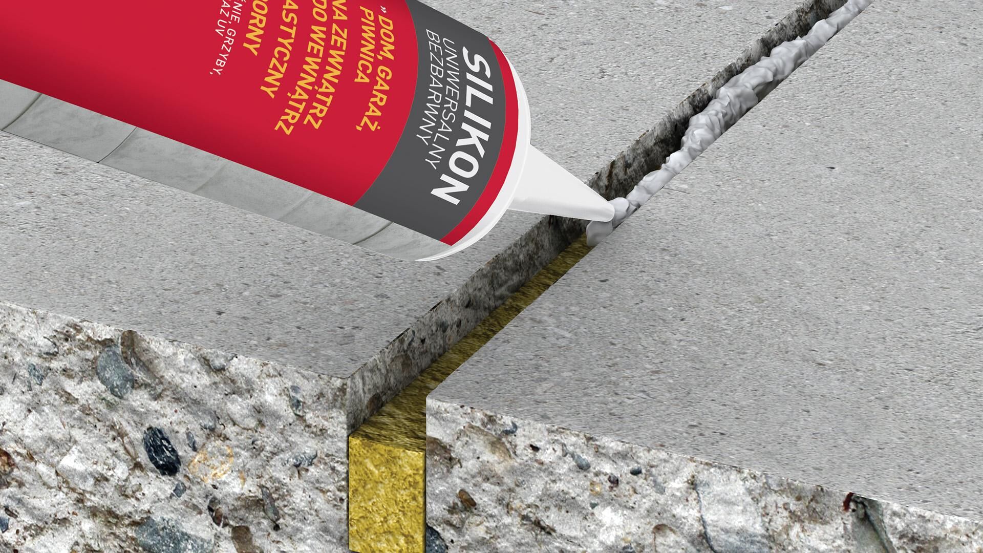Universalus baltas silikonas, Koelner – plastikinė kasetė – 280 ml - Image 3