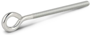 Akių kabliukas M10 × 130 mm su metriniu sriegiu – etiketė – 1 vnt.
