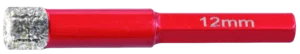 Deimantinis pjūklas 12 mm HEX maks. 3200 aps./min. – lizdinė pakuotė – 1 vnt.