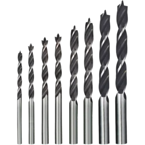 3-10 mm 8cz medienos grąžtų rinkinys – plastikinė dėžutė – 1 vnt.