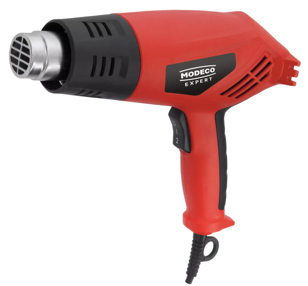Šilumos pistoletas 2000 W 2 pavaros – kartoninė dėžė – 1 vnt.
