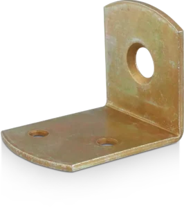 Pergolos armatūra D-OP 37 × 31 × 30 × 2 mm baltai cinkuota – vienetinė pakuotė – 1 vnt.