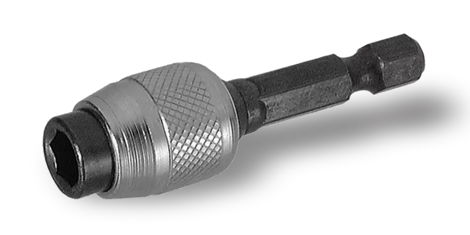 Antgalių laikiklis 1/4" automatinis 50 mm – lizdinė pakuotė – 1 vnt.