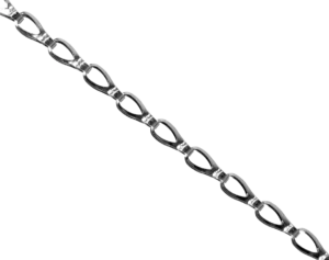 Vonios grandinėlė, 1,3 mm sidabrinė – ritė – 25 m