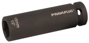 15 mm 1/2' Cr-Mo smūginis lizdas ilgas 78 mm – plastikinė pakabinama pakuotė – 1 vnt.