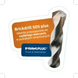 Vobleris BRICKDRILL SDS PLUS – vienetinė pakuotė – 1 vnt.