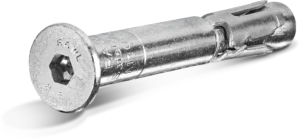 „SafetyPlus“ išsiplėtimo įvorės inkaras su įleidžiamos galvutės varžtu R-SPL-C M20 × 90 mm – kartoninė dėžė – 50 vnt.
