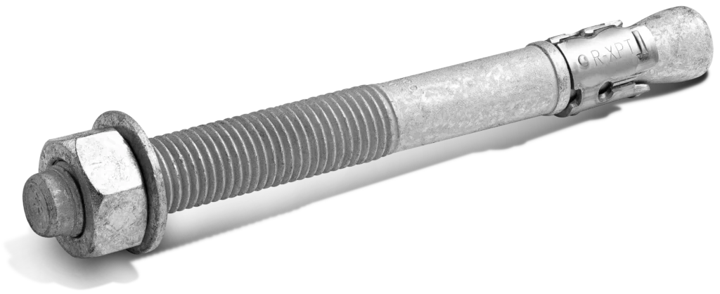 Karštai cinkuota juostos inkaras R-XPT-HD 20 × 160 mm – kartoninė dėžė – 25 vnt.