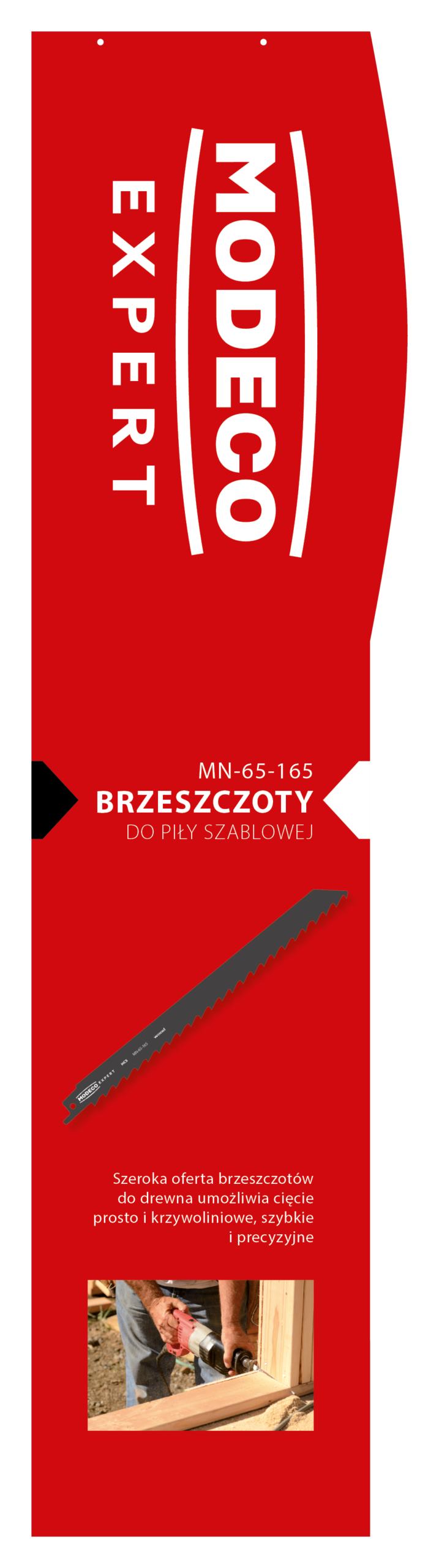 Modeco šoninis skydas: pjovimo diskai + grąžtai - lenkiška versija – vienetinė pakuotė – 1 vnt. - Image 4
