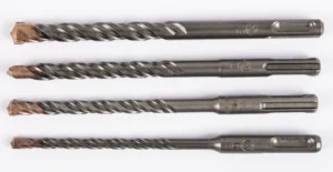 Grąžtų komplektas SDS+ 6,8,10,12 × 160 mm – plastikinė dėžutė – 4 elementų