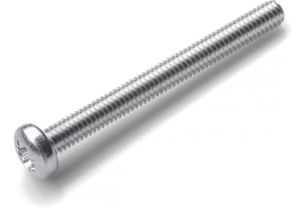 DIN7985 Metalinis varžtas su galvute M5 × 12 mm – lizdinė pakuotė – 22 vnt.