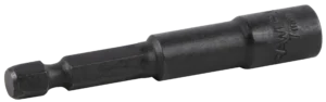 7 mm HEX rankena 1/4" Cr-Mo smūginis lizdas ilgas 65 mm – plastikinė dėžutė – 3 vnt.