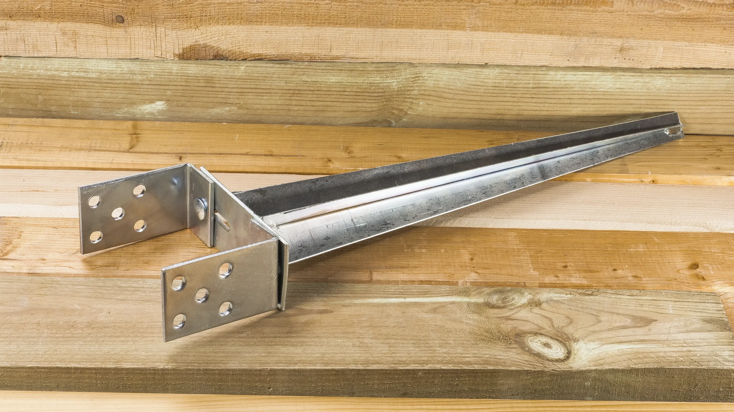 Reguliuojamas įleidžiamas kolonos laikiklis 101 × 50 mm, U formos – etiketė – 1 vnt. - Image 3