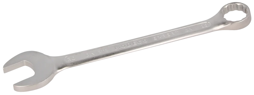Kombinuotasis veržliaraktis 30 mm Cr-V satinas – plastikinė pakabinama pakuotė – 1 vnt.