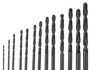 HSS 1,5-6,5 mm metalinių grąžtų rinkinys – plastikinė dėžutė – 13 elementų