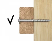 Poveržlės galvutės mediniai konstrukciniai varžtai CS 6 × 80 mm – kartoninė dėžė – 100 vnt. techninis brėžinys