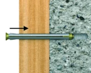 Durų staktos inkaras O 10 × 92 mm – lizdinė pakuotė – 4 vnt. techninis brėžinys