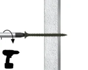 Fosfatinis varžtas gipso kartono plokštėms – metalas FS 3,5 × 19 mm – lizdinė pakuotė – 100 vnt. techninis brėžinys